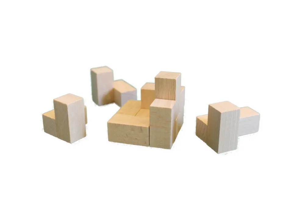 Holzspielwaren Ebert Auslaufartikel | Holzspielzeug*Puzzle cube aus Holz, natur von Ebert GmbH