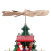 Christian Ulbricht Weihnachtspyramiden*Pyramide Weihnachtsmann auf Striezelmarkt, 20 cm von