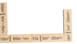 Holzspielwaren Ebert Lernspielzeug*Rechendomino Fläche aus Holz, 40 Teile von Ebert GmbH