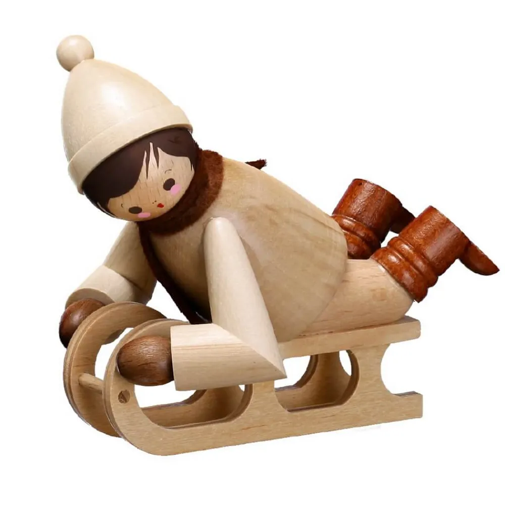 Romy Thiel Romy Thiel Figuren*Rodler liegend, , 10 cm von
