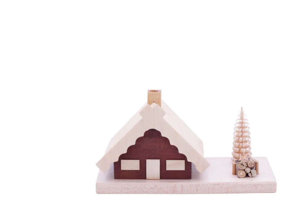 SEIFFENcom by Nestler GmbH Räuchermännchen*Räucherhaus Skihütte, , 15 cm von SEIFFEN.COM