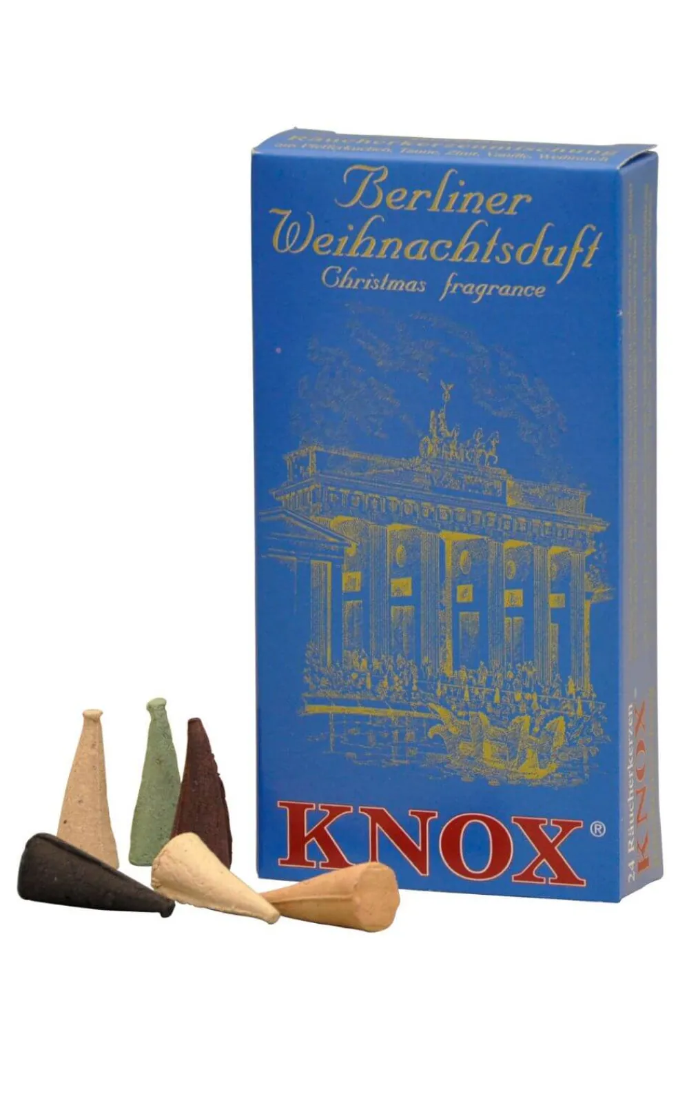 KNOX - Apotheker Hermann Zwetz Räucherkerzen*Räucherkerzen - Berliner Weihnachtsduft, 24 Stück von KNOX
