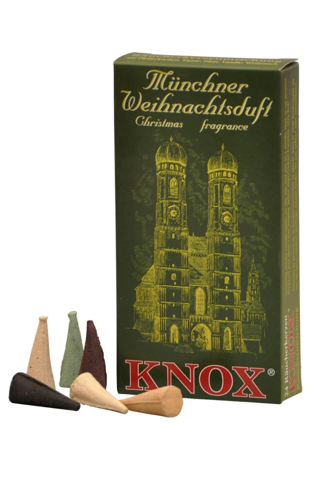 KNOX - Apotheker Hermann Zwetz Räucherkerzen*Räucherkerzen - Münchner Weihnachtsduft, 24 Stück von KNOX