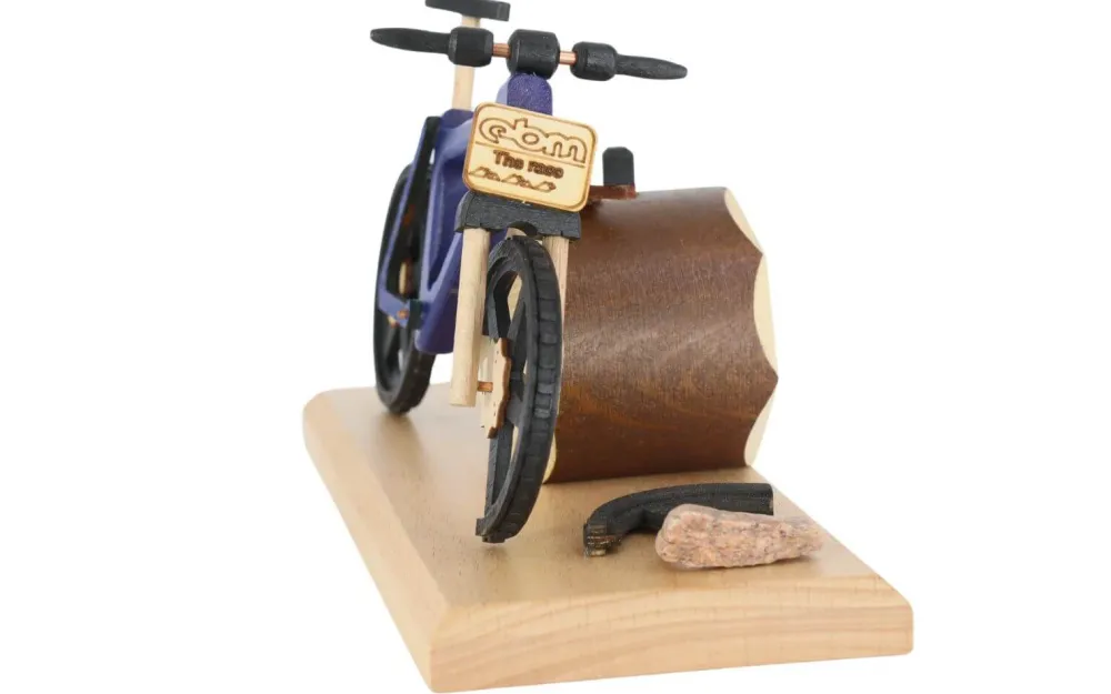 Gerd Hofmann Neuheiten | Räuchermännchen*Räuchermann - Räucherfahrrad EBM Crashbike, blau von