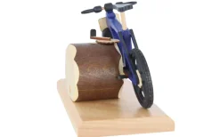 Gerd Hofmann Neuheiten | Räuchermännchen*Räuchermann - Räucherfahrrad EBM Crashbike, blau von