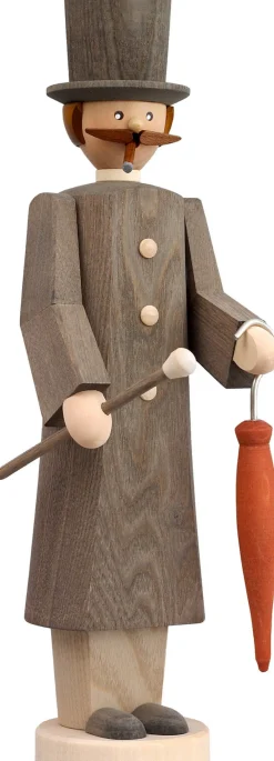Seiffener Volkskunst eG Neuheiten | Auslaufartikel*Räuchermann Gentleman, 32 cm, von