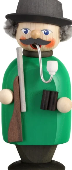Seiffener Volkskunst eG Räuchermännchen*Räuchermann Jäger, 14 cm von