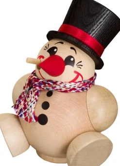 Seiffener Volkskunst eG Räuchermännchen*Räuchermännchen - Kugelräuchermann Cool-Man mit Schal von