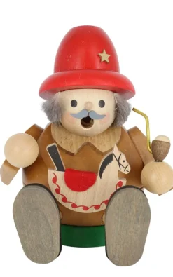 Richard Glässer GmbH Räuchermännchen*Räuchermännchen - Kugelräuchermann mit Reiterlein von Richard Glässer