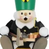 Richard Glässer GmbH Räuchermännchen*Räuchermännchen - Kugelräuchermann Bergmann, sitzend von Richard Glässer