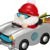 Seiffener Volkskunst eG Räuchermännchen*Räuchermännchen - Kugelräuchermann Nikolaus im Trabi, 12 cm, von