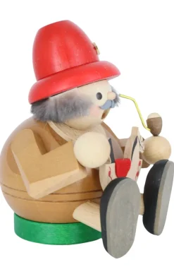 Richard Glässer GmbH Räuchermännchen*Räuchermännchen - Kugelräuchermann mit Reiterlein von Richard Glässer