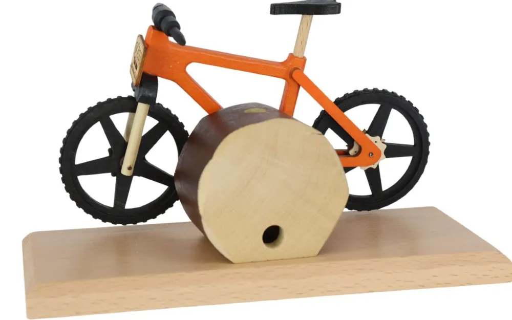 Gerd Hofmann Neuheiten | Räuchermännchen*Räuchermännchen - Räucherfahrrad EBM Edition, orange von