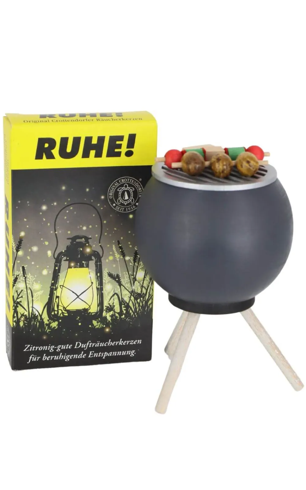 Seiffener Volkskunst eG Räuchermännchen*Räuchermännchen - Räuchergrill mit veganem Gericht von