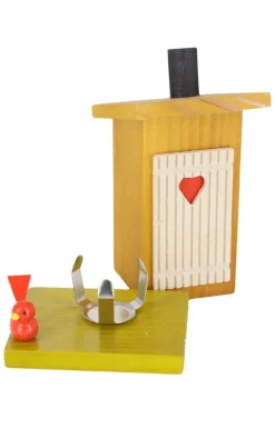 Zenker Räuchermännchen*Räuchermännchen - Räucherhaus Herzhäusel, 9 cm von Ralf