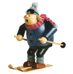KWO Neuheiten*Räuchermännchen Abfahrtsläufer, 20 cm von