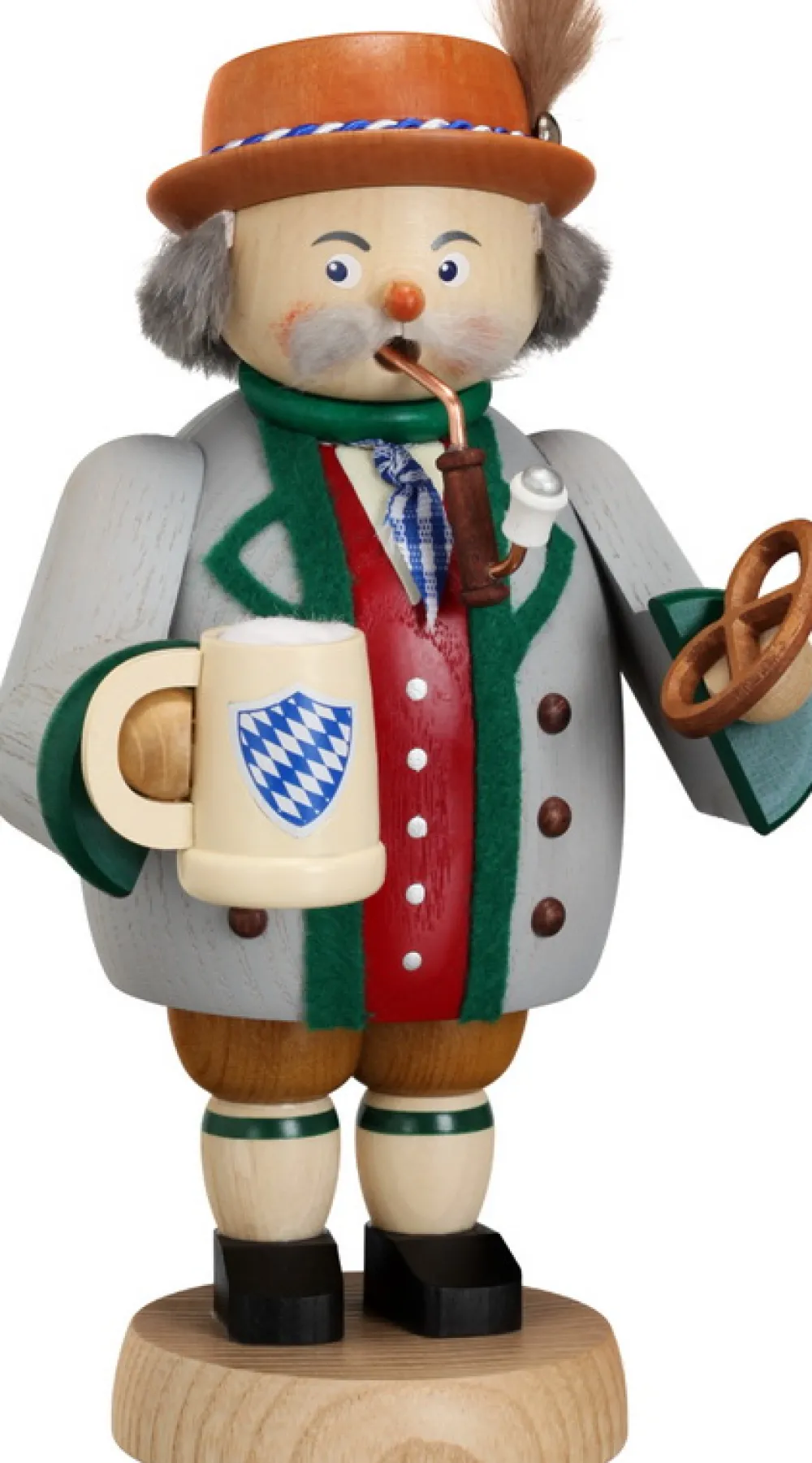 Seiffener Volkskunst eG Räuchermännchen*Räuchermännchen Bayer, 19 cm von