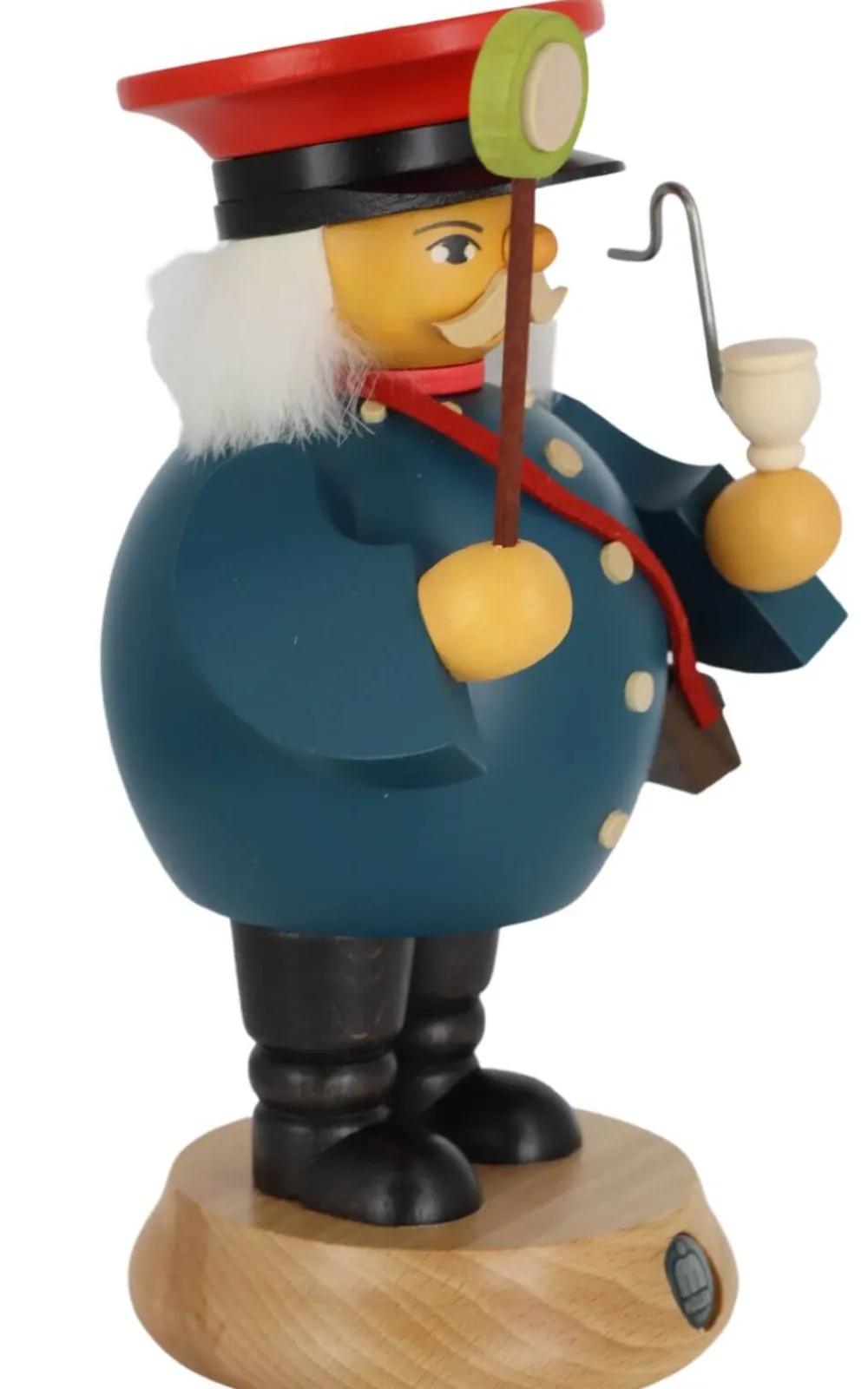 Müller Kleinkunst Räuchermännchen*Räuchermännchen Eisenbahner, 17 cm von