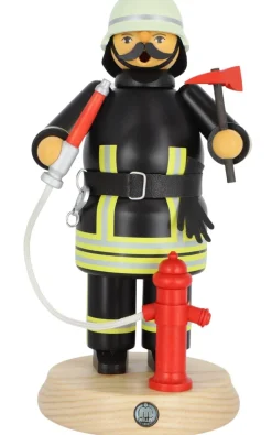 Müller Kleinkunst Räuchermännchen*Räuchermännchen Feuerwehrmann, 24 cm von