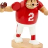 KWO Räuchermännchen*Räuchermännchen Footballspieler, rot, 20 cm von