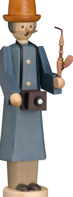 Seiffener Volkskunst eG Räuchermännchen*Räuchermännchen Fotograf, 31 cm von