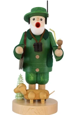 Richard Glässer GmbH Neuheiten | Räuchermännchen*Räuchermännchen Förster mit Dackel, 19 cm von Richard Glässer