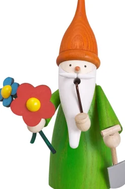 Seiffener Volkskunst eG Räuchermännchen*Räuchermännchen Gartenwichtel, 16 cm von