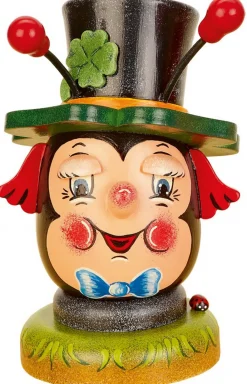 Hubrig Volkskunst Räuchermännchen*Räuchermännchen Glückskäfer mini, 12 cm, von