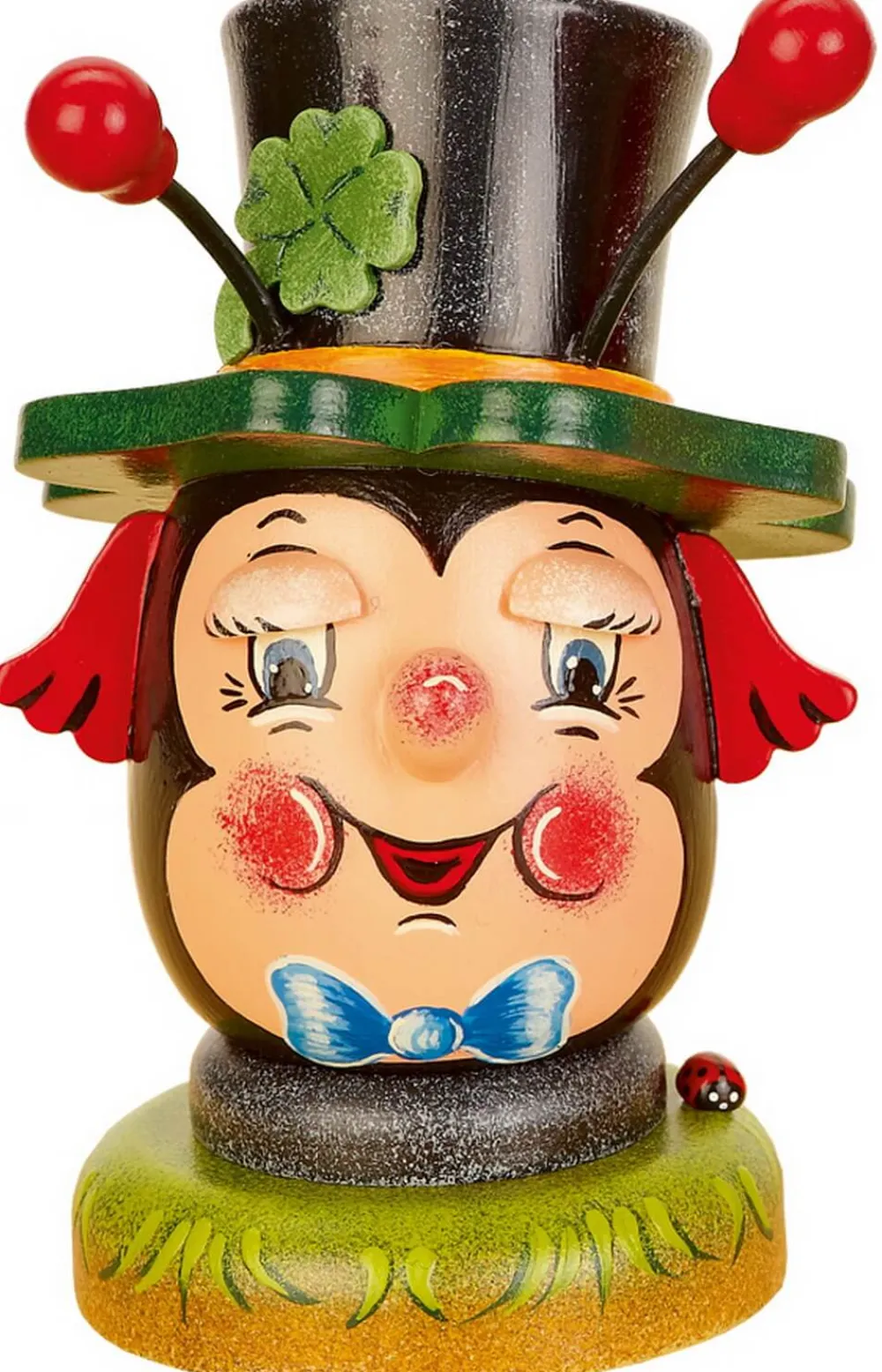 Hubrig Volkskunst Räuchermännchen*Räuchermännchen Glückskäfer mini, 12 cm, von