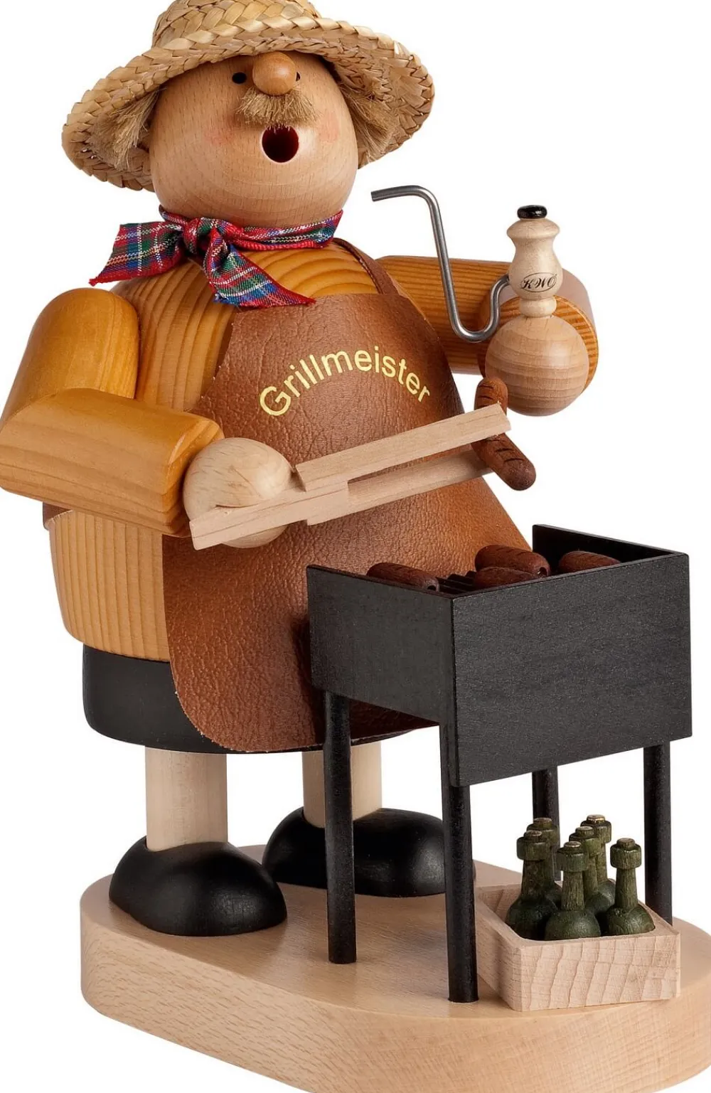 KWO Neuheiten | Räuchermännchen*Räuchermännchen Grillmeister, 21 cm, von