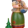 Hubrig Volkskunst Räuchermännchen*Räuchermännchen Hexe - Knusper, knusper, 20 cm von