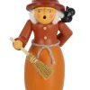 Müller Kleinkunst Räuchermännchen*Räuchermännchen Hexe mit Rabe und Fliegenpilz, 25 cm, von