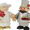 KWO Räuchermännchen*Räuchermännchen Hochzeitspaar - Brautpaar, 10 cm von