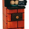KWO Räuchermännchen*Räuchermännchen Kachelofen, rot, 20 cm von