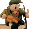 KWO Kantenhocker*Räuchermännchen Kantenhocker Förster, 16 cm von