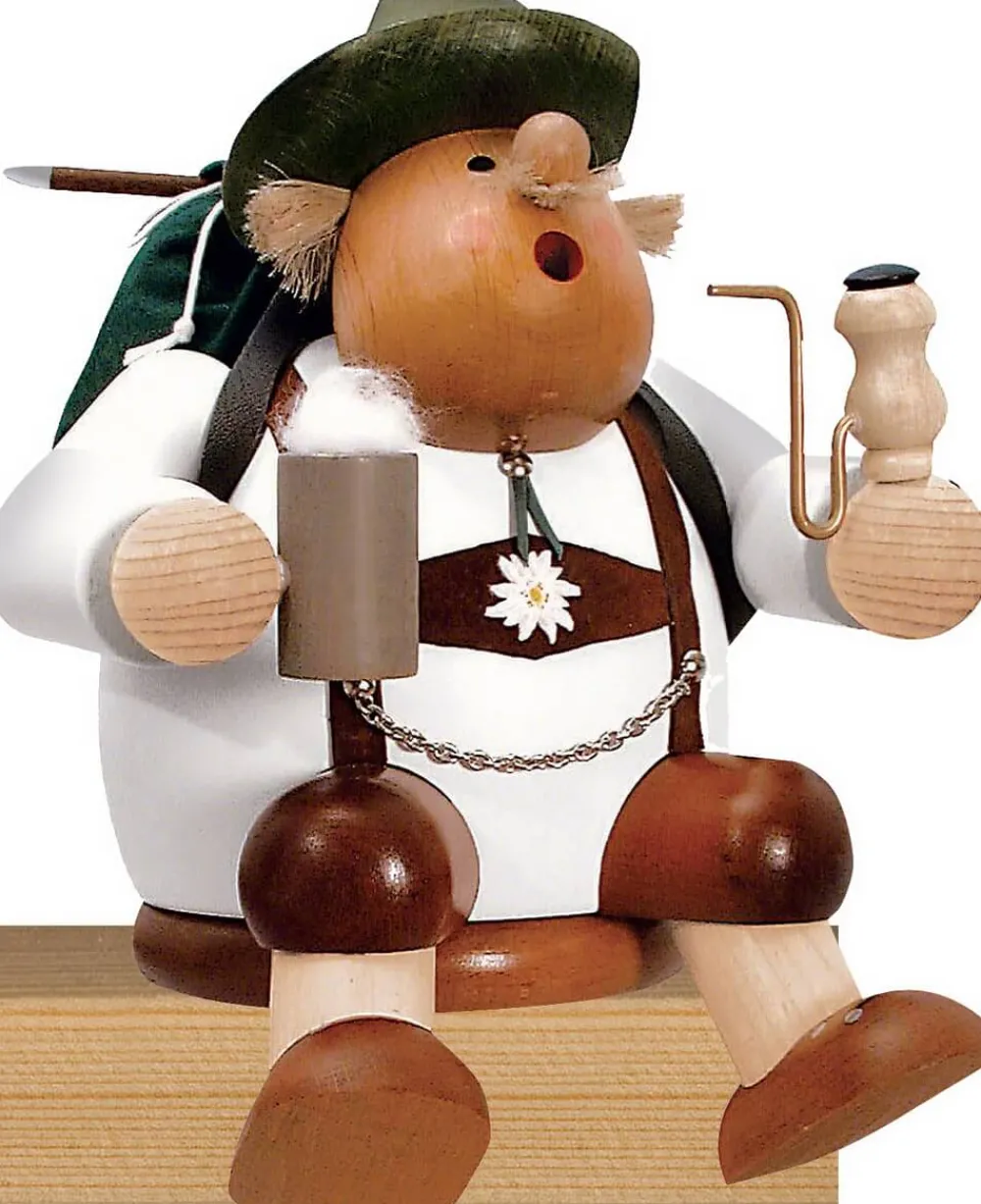 KWO Kantenhocker*Räuchermännchen Kantenhocker Wanderer, 15 cm von