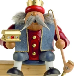 KWO Kantenhocker*Räuchermännchen Kantenhocker Caspar, 17 cm von