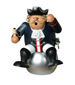 KWO Kantenhocker*Räuchermännchen Kantenhocker Baron von Münchhausen, 18 cm von