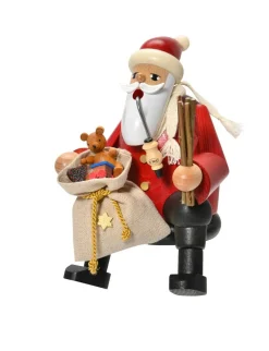 KWO Kantenhocker*Räuchermännchen Kantenhocker Weihnachtsmann, 16 cm von