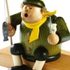 KWO Neuheiten*Räuchermännchen Kantenhocker Angler, 22 cm, farbig von