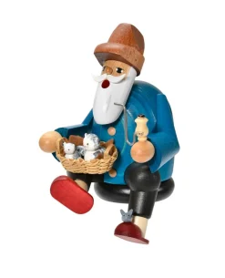 KWO Kantenhocker*Räuchermännchen Kantenhocker Katzenfreund, 18 cm von