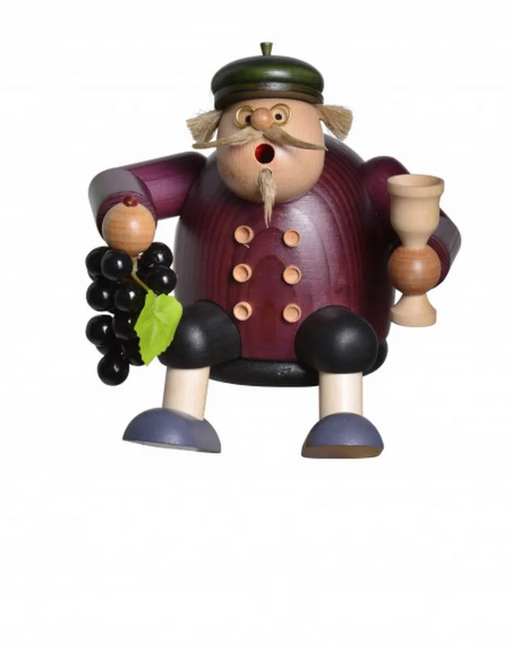 KWO Kantenhocker*Räuchermännchen Kantenhocker Winzer von