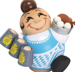 Seiffener Volkskunst eG Räuchermännchen*Räuchermännchen Kellnerin, 10 cm von
