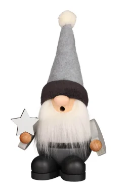 Christian Ulbricht Räuchermännchen*Räuchermännchen Kugelzwerg grau, 25 cm von
