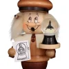 Christian Ulbricht Räuchermännchen*Räuchermännchen Miniwichtel Schneekugelbauer, 14 cm von