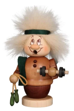 Christian Ulbricht Räuchermännchen*Räuchermännchen Miniwichtel Bodybuilder, 13 cm von