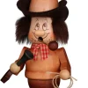 Christian Ulbricht Räuchermännchen*Räuchermännchen Miniwichtel Cowboy, 14 cm von