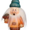 Christian Ulbricht Räuchermännchen*Räuchermännchen Miniwichtel Happy, 15 cm von