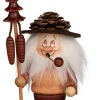 Christian Ulbricht Neuheiten | Räuchermännchen*Räuchermännchen Miniwichtel Zapfenmännel, 14 cm von