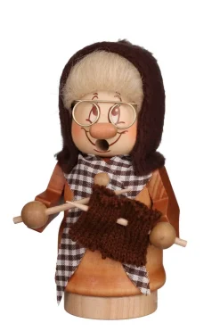 Christian Ulbricht Neuheiten | Räuchermännchen*Räuchermännchen Miniwichtel Oma, 13 cm von